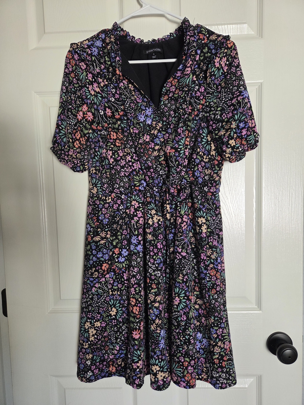 41 HAWTHORN Floral Dress - Black Multi